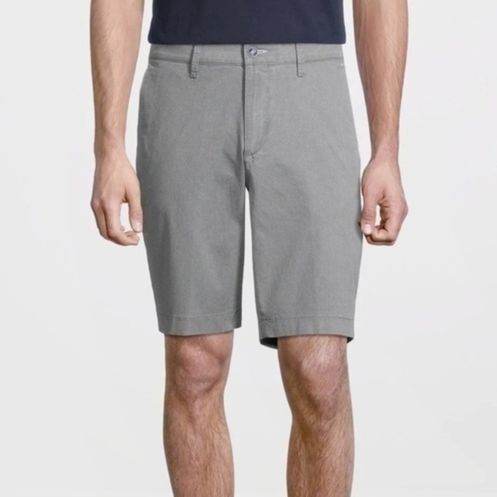 Brax‎ Men’s Belleville Diamond Weave Gray Flat Front Shorts NWT Size 44